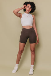 Soleil Shorts - Khaki-Araa Active